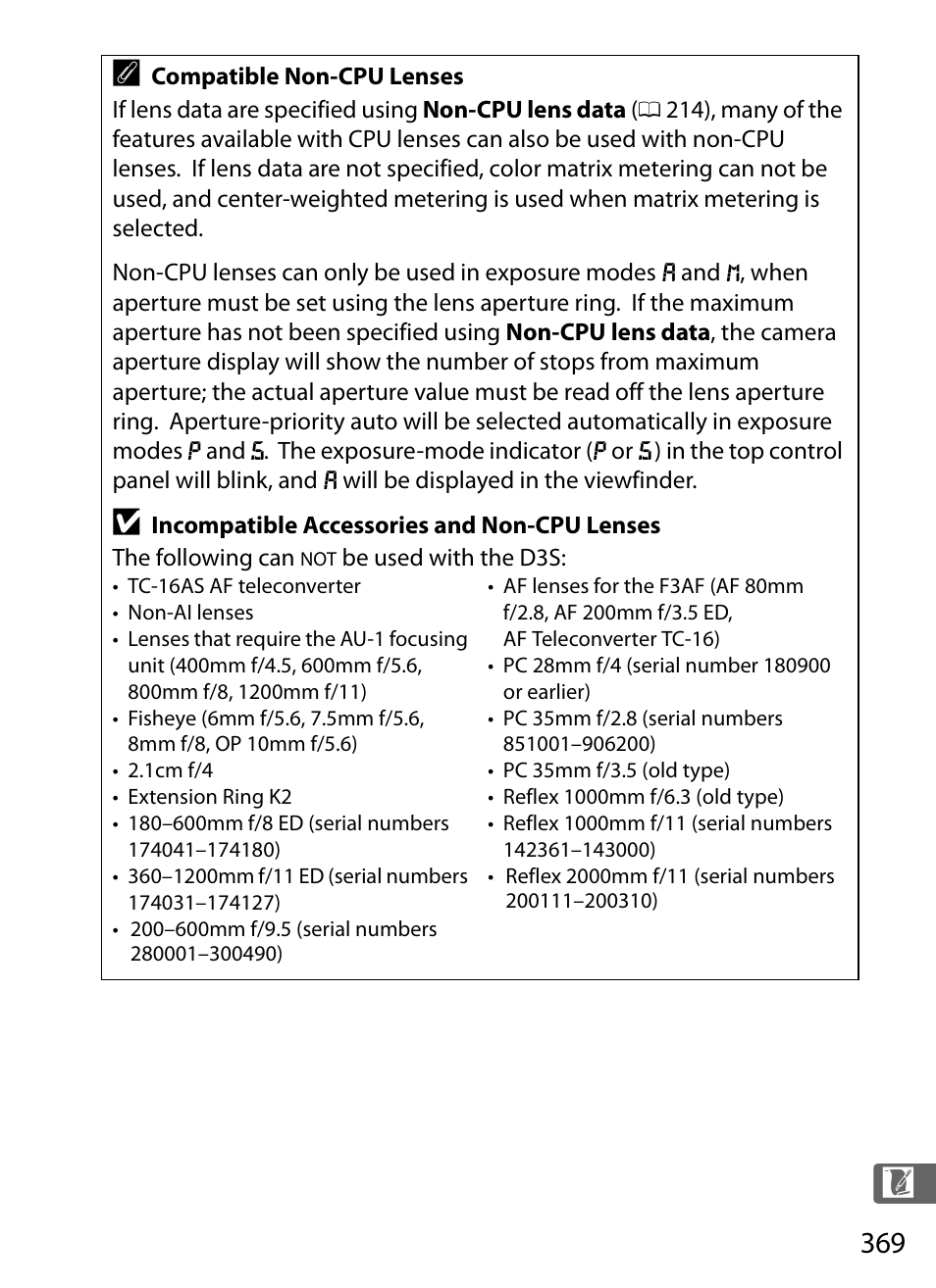 Nikon D3S User Manual | Page 395 / 460