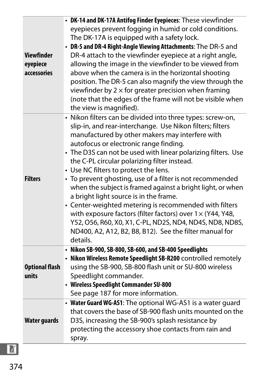 Nikon D3S User Manual | Page 400 / 460