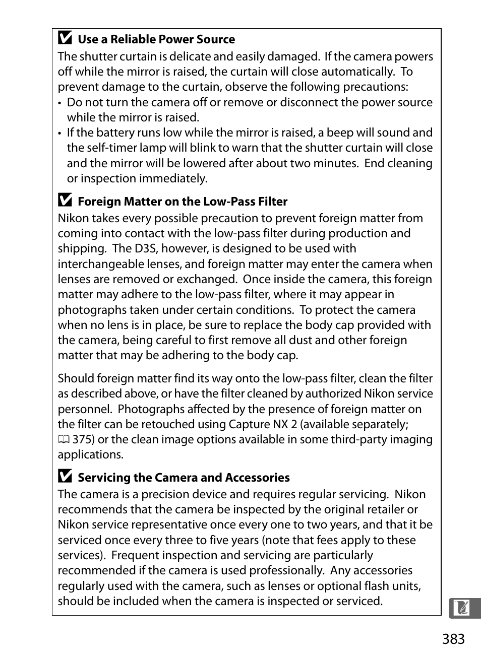 Nikon D3S User Manual | Page 409 / 460