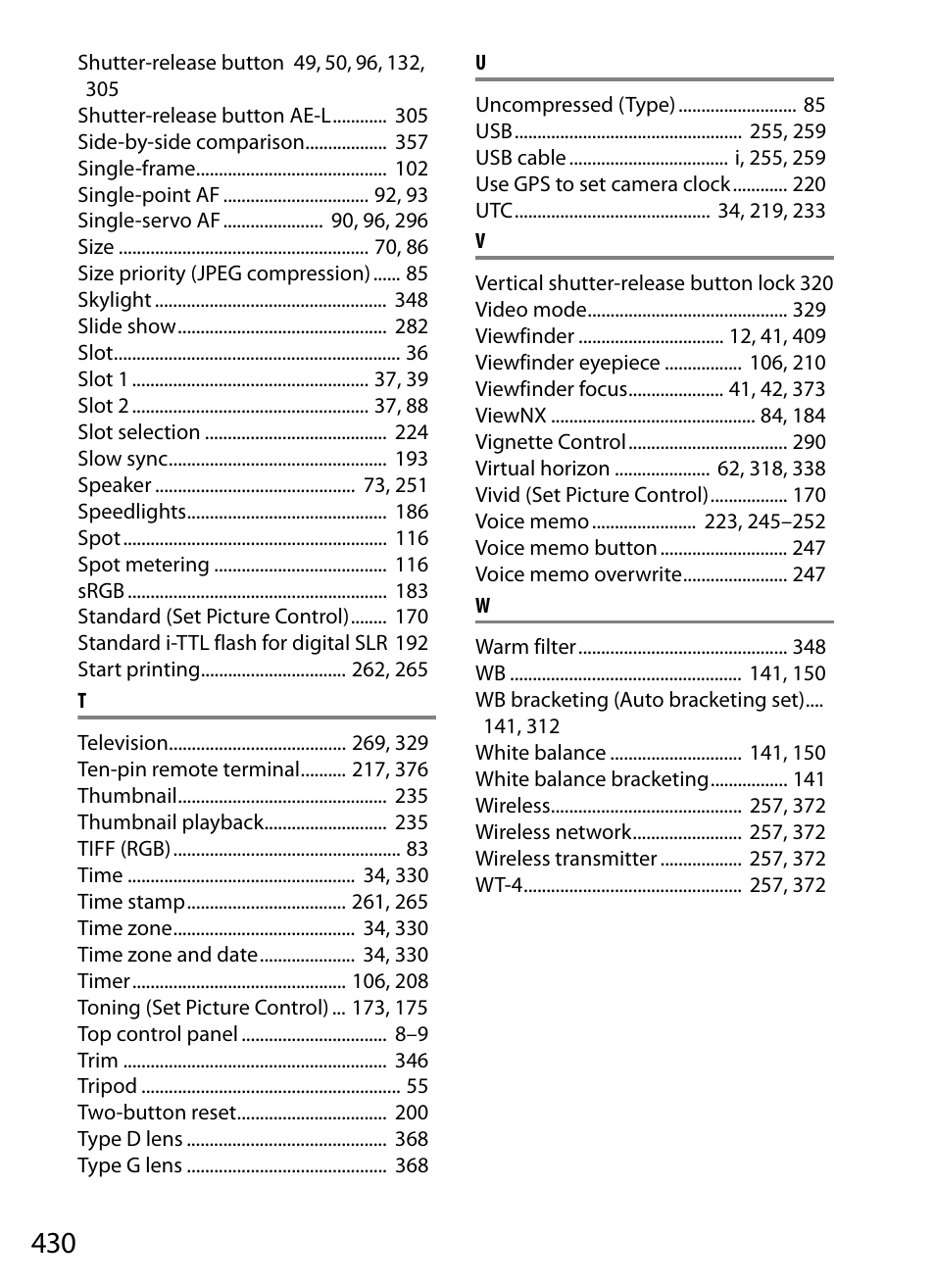 Nikon D3S User Manual | Page 456 / 460