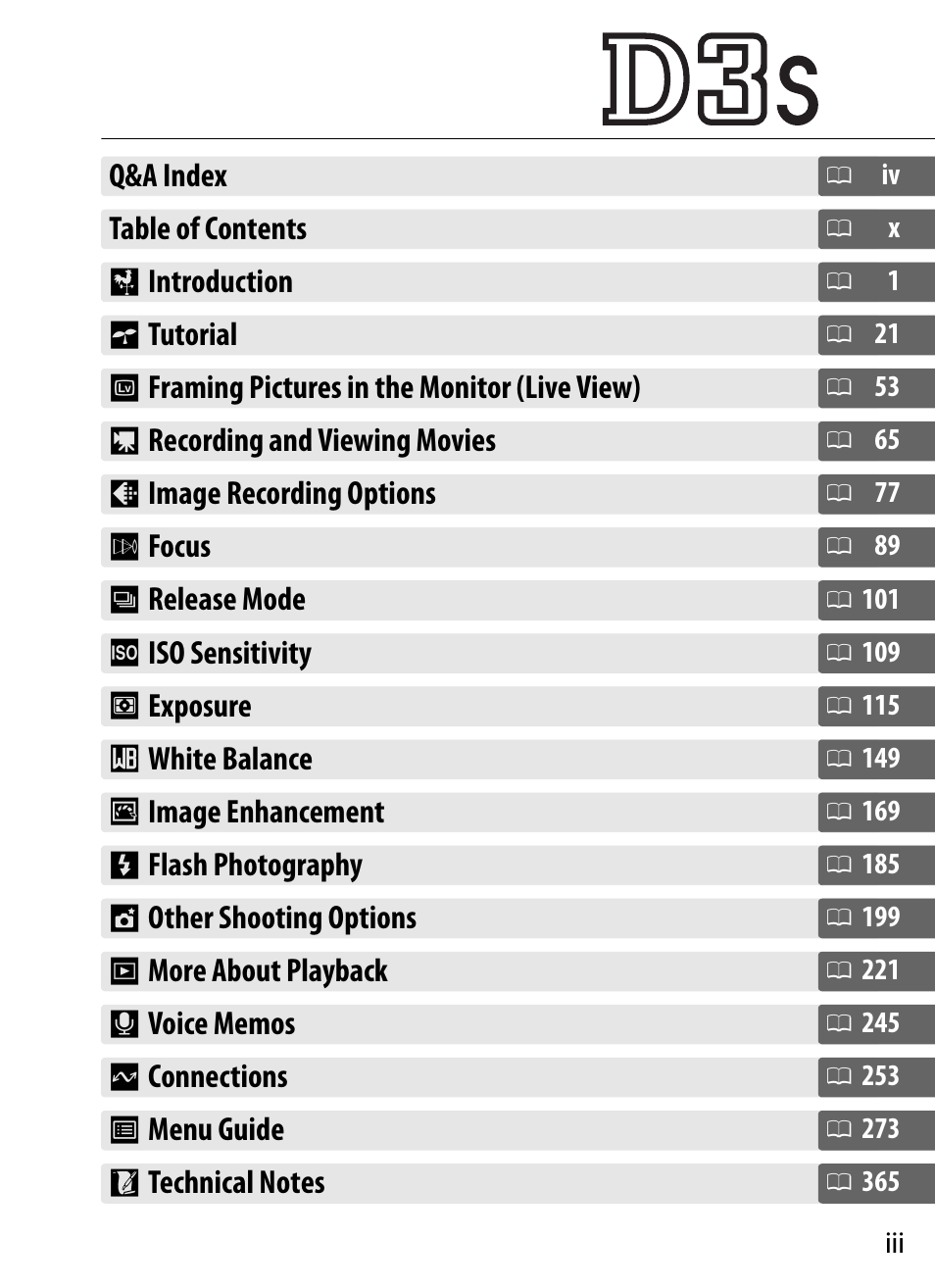 Nikon D3S User Manual | Page 5 / 460