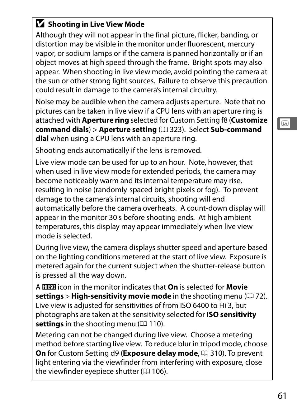 Nikon D3S User Manual | Page 87 / 460