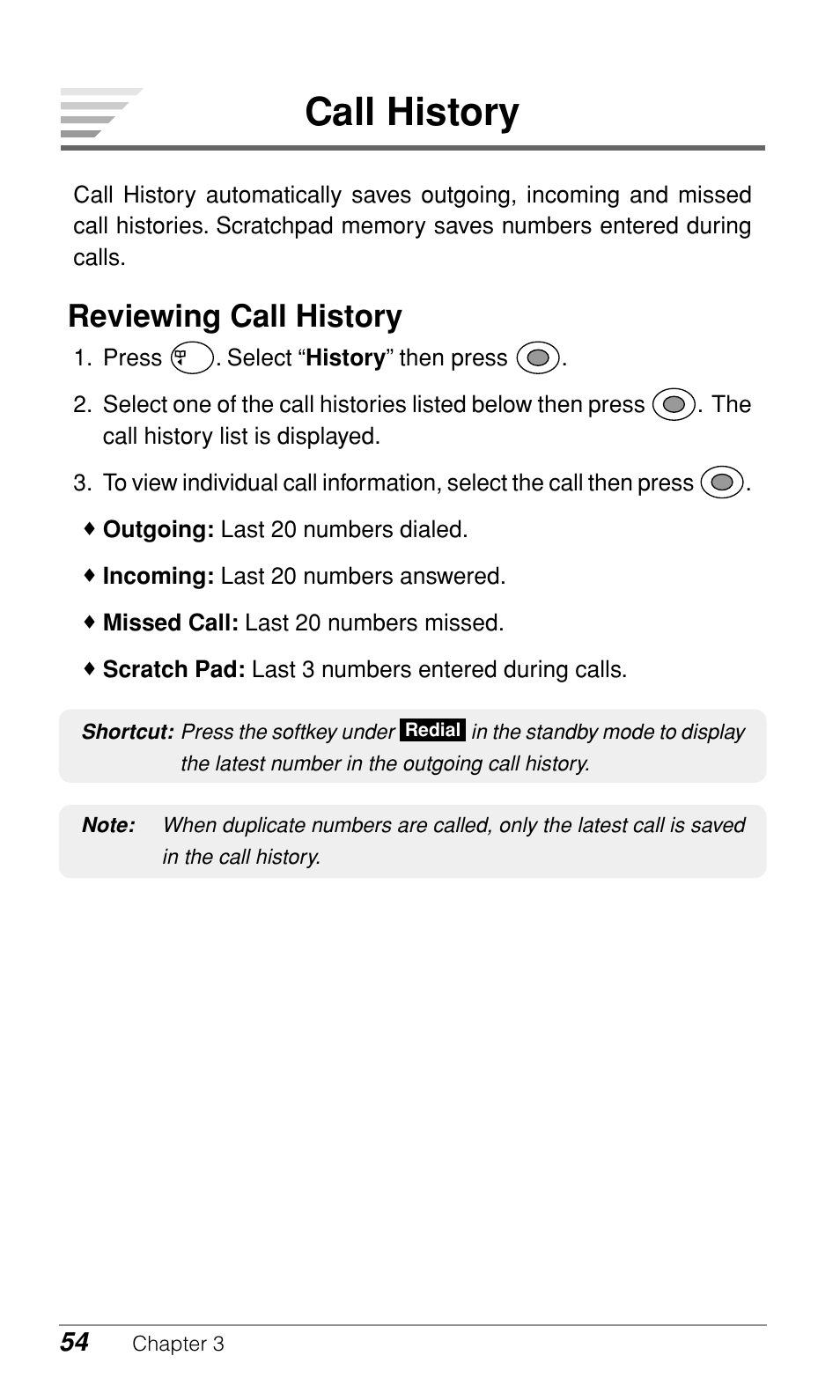 Call history, Reviewing call history | Audiovox CDM9500 User Manual | Page 55 / 145