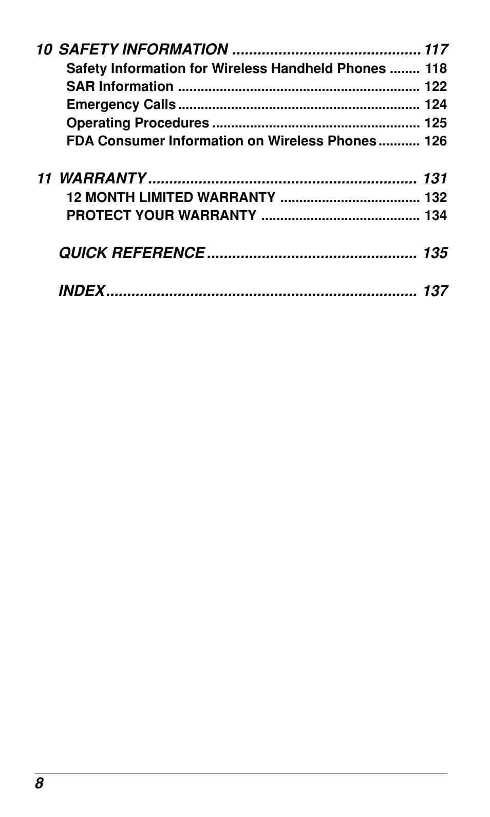 Audiovox CDM9500 User Manual | Page 9 / 145