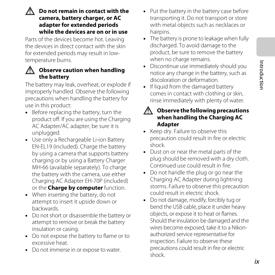 Nikon S6500 User Manual | Page 11 / 284