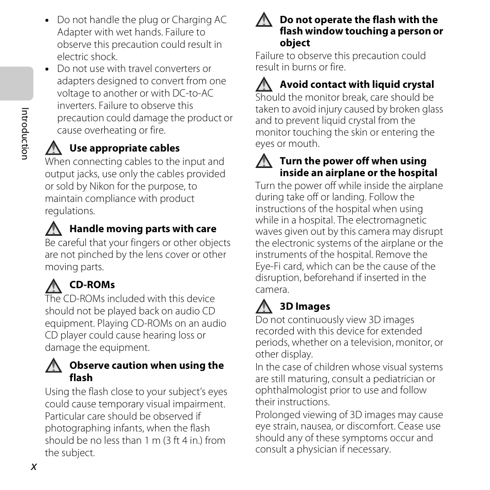 Nikon S6500 User Manual | Page 12 / 284