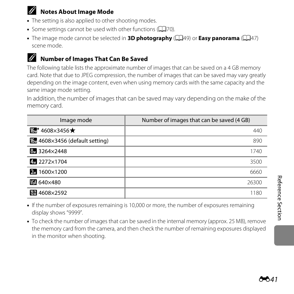 E41) | Nikon S6500 User Manual | Page 173 / 284