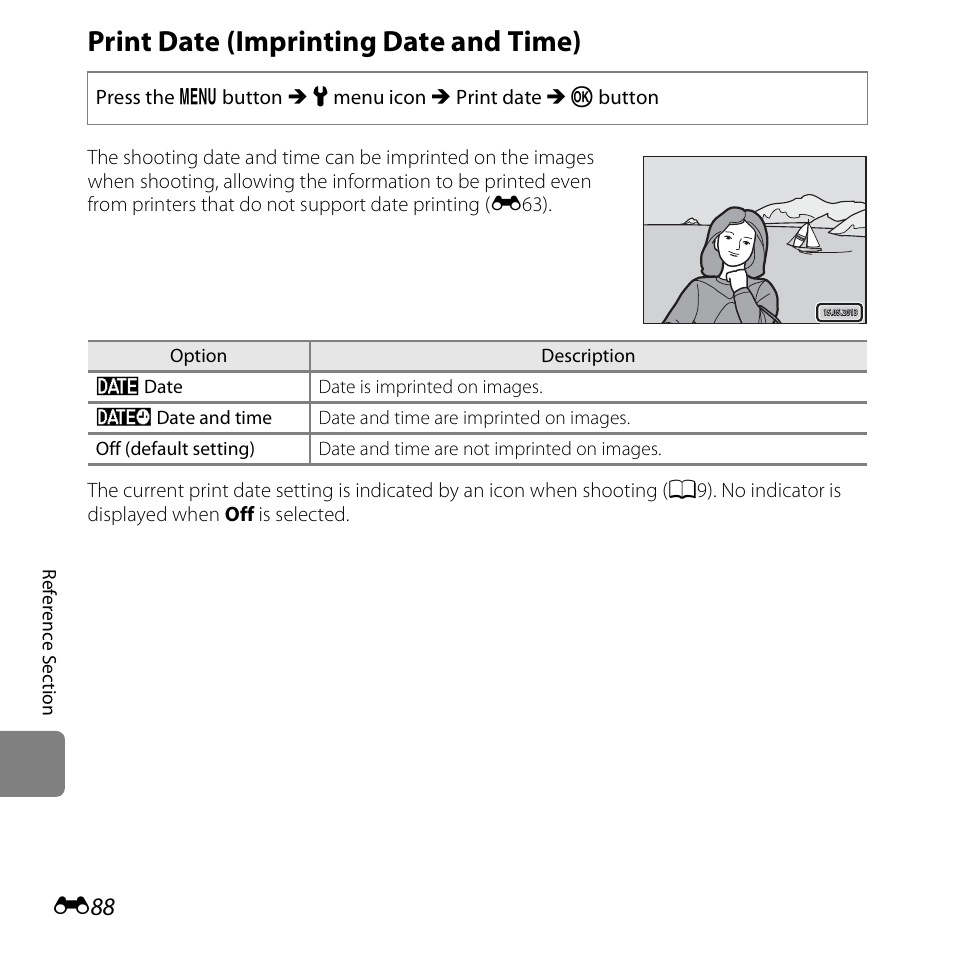 Print date (imprinting date and time) | Nikon S6500 User Manual | Page 220 / 284