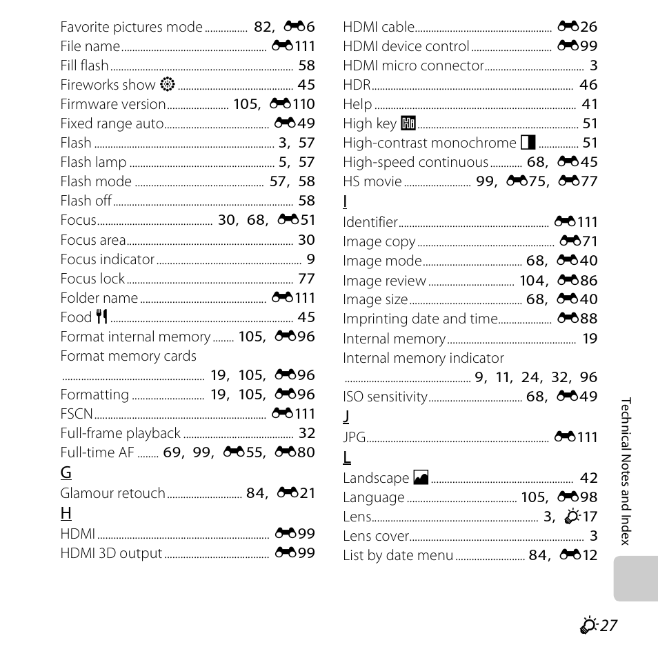 Nikon S6500 User Manual | Page 279 / 284