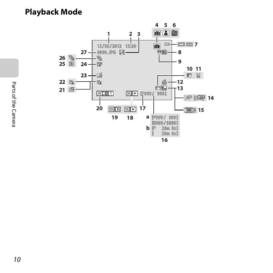 Playback mode | Nikon S6500 User Manual | Page 32 / 284