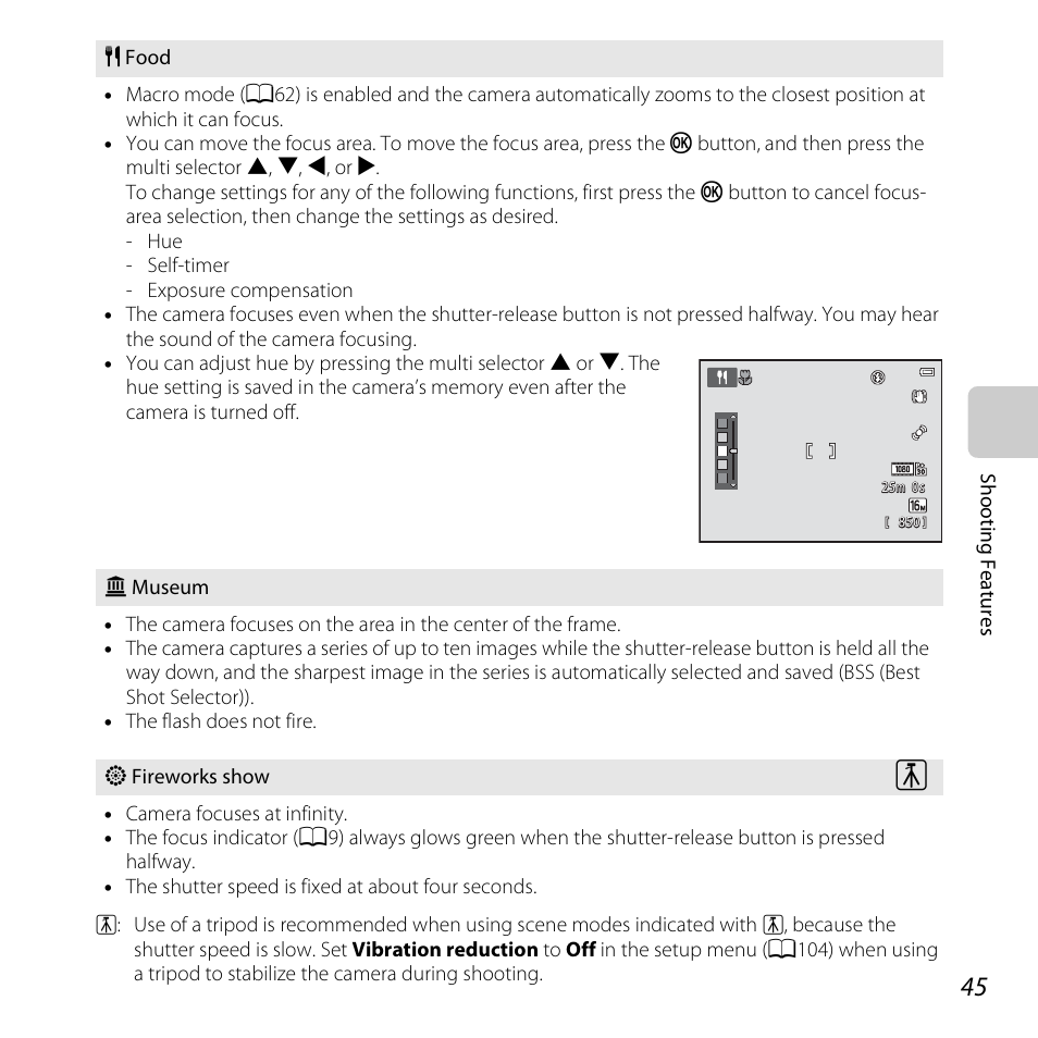Nikon S6500 User Manual | Page 67 / 284