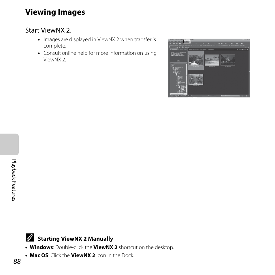 Viewing images | Nikon S3500 User Manual | Page 106 / 248