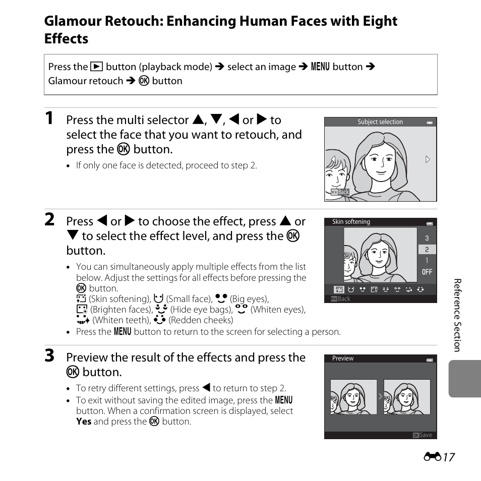 E17) | Nikon S3500 User Manual | Page 135 / 248