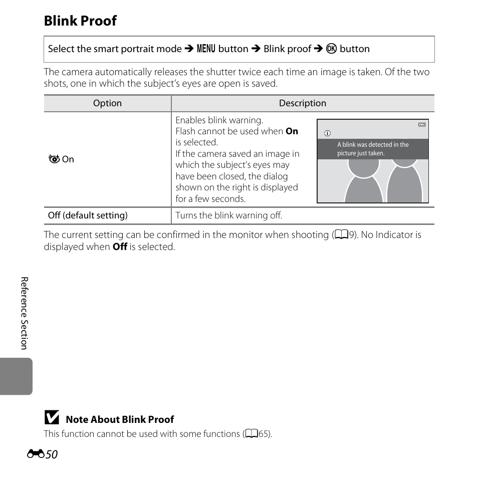 Blink proof | Nikon S3500 User Manual | Page 168 / 248