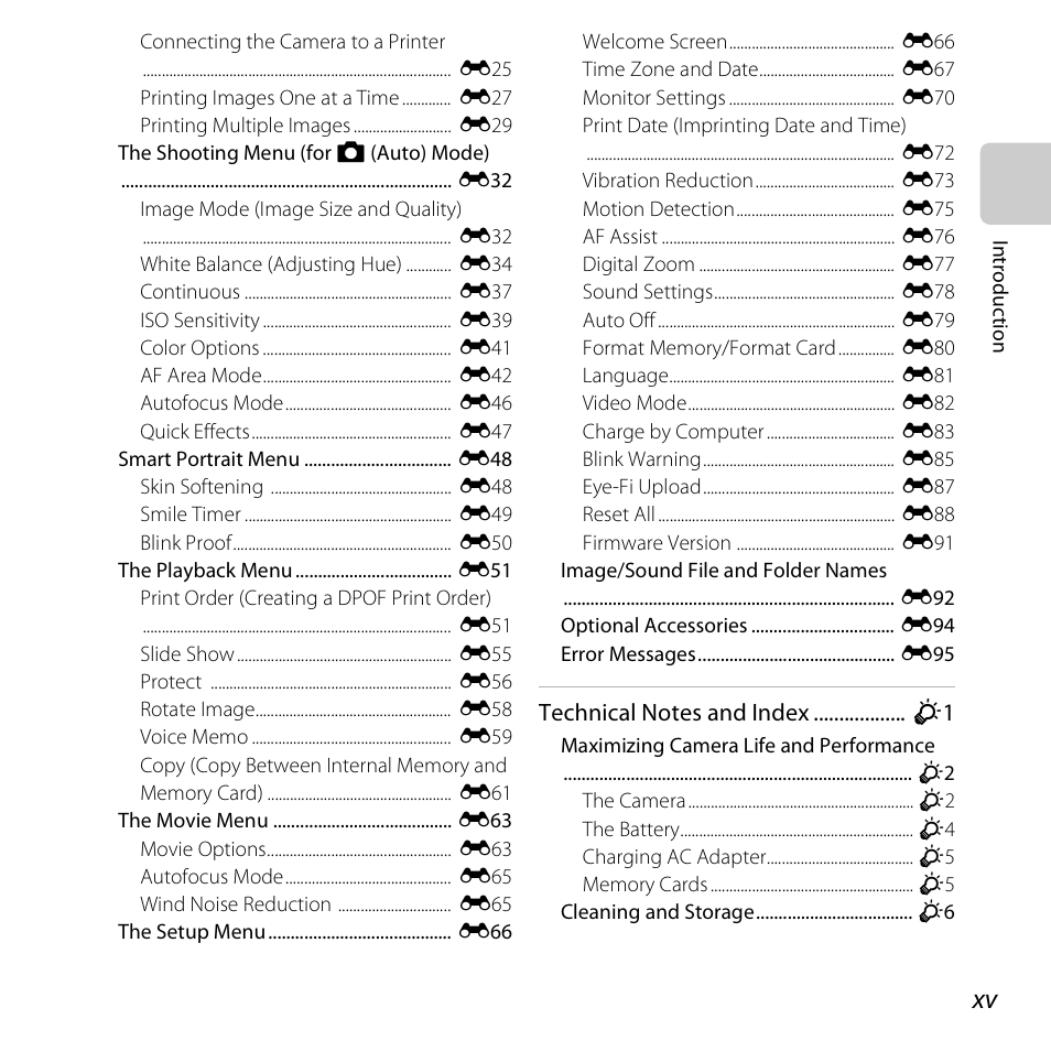 Nikon S3500 User Manual | Page 17 / 248