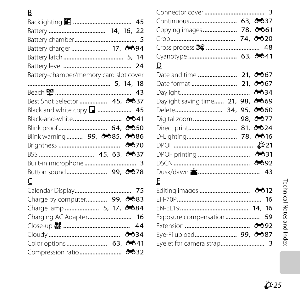 Nikon S3500 User Manual | Page 243 / 248