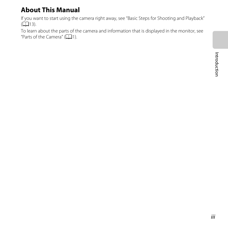About this manual | Nikon S3500 User Manual | Page 5 / 248