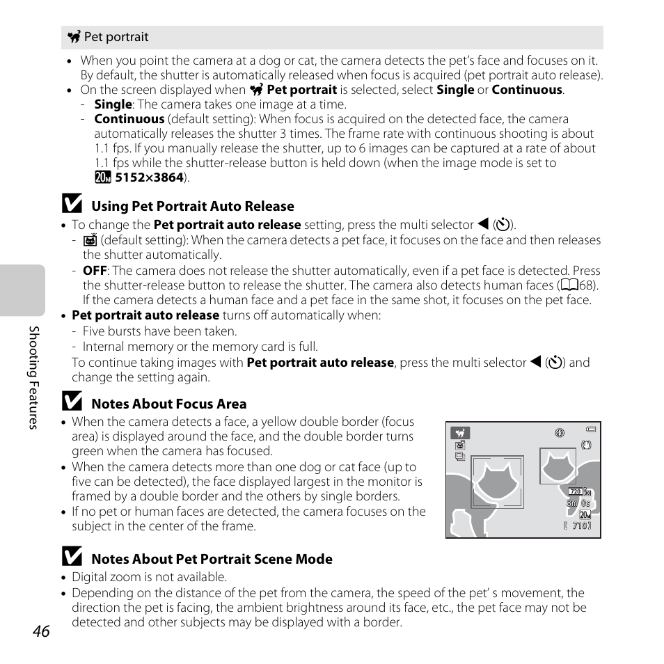 A46) | Nikon S3500 User Manual | Page 64 / 248
