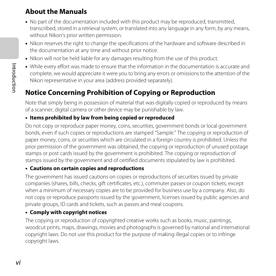 About the manuals | Nikon S3500 User Manual | Page 8 / 248