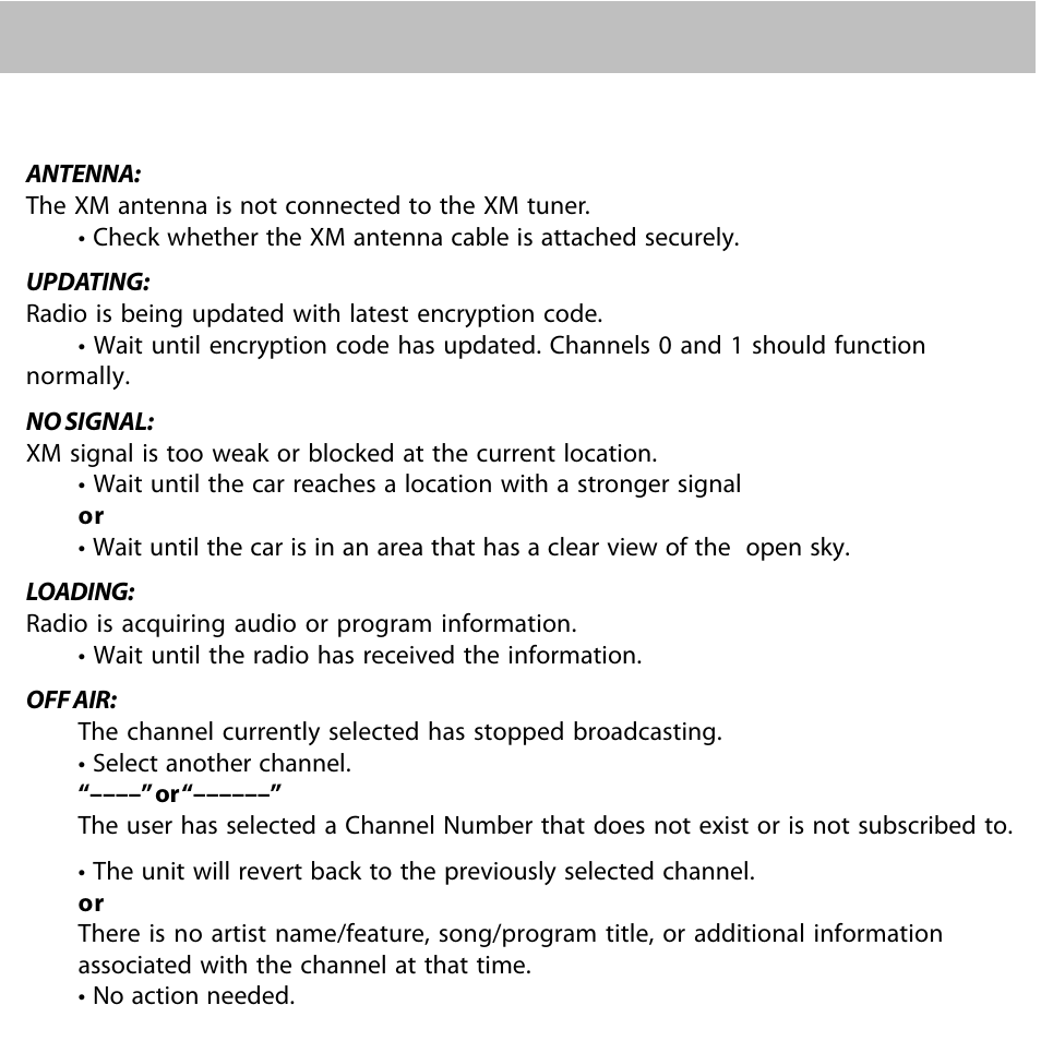 Troubleshooting | Audiovox 128-7984A User Manual | Page 6 / 8