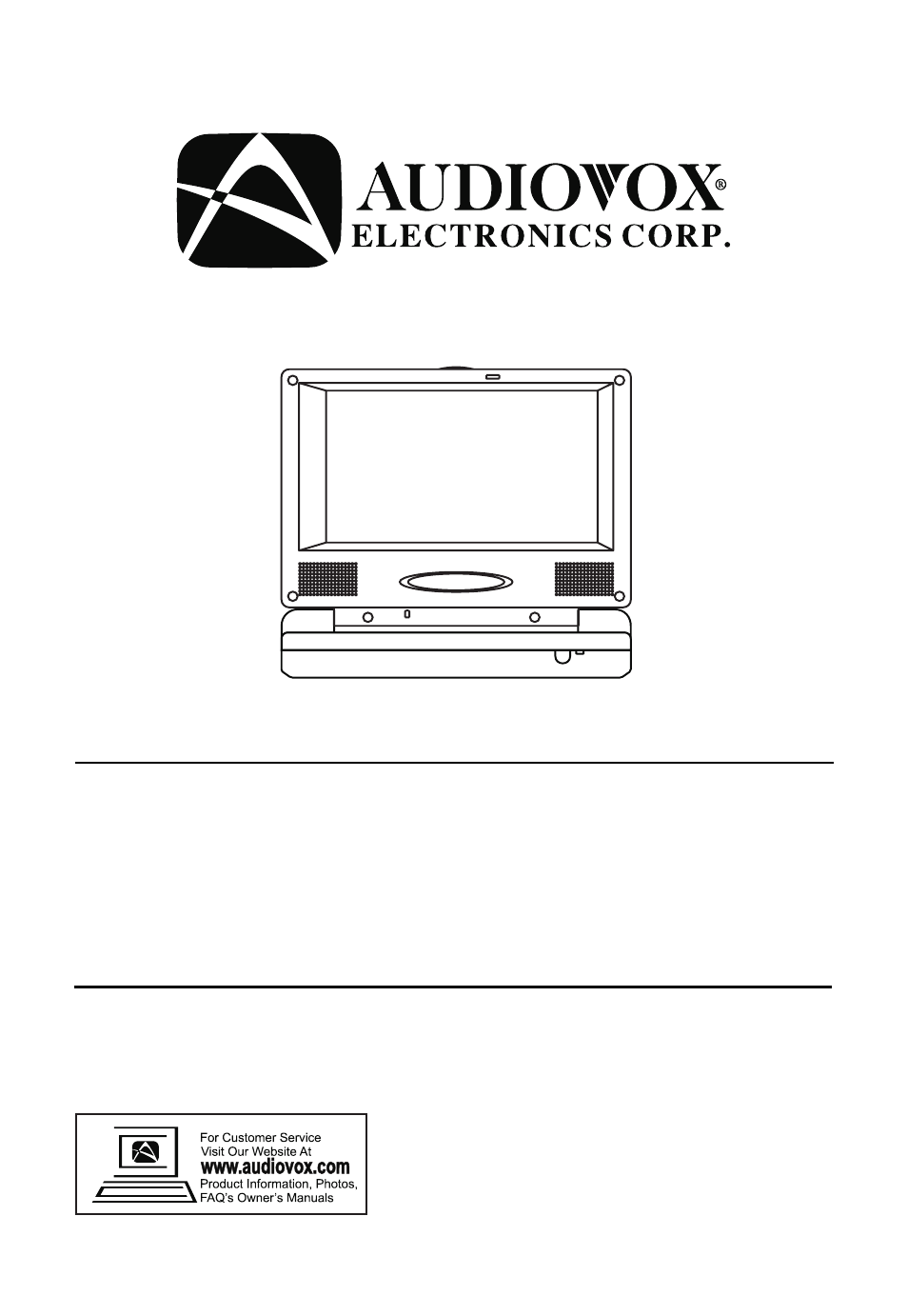 Audiovox VBP800 User Manual | 38 pages