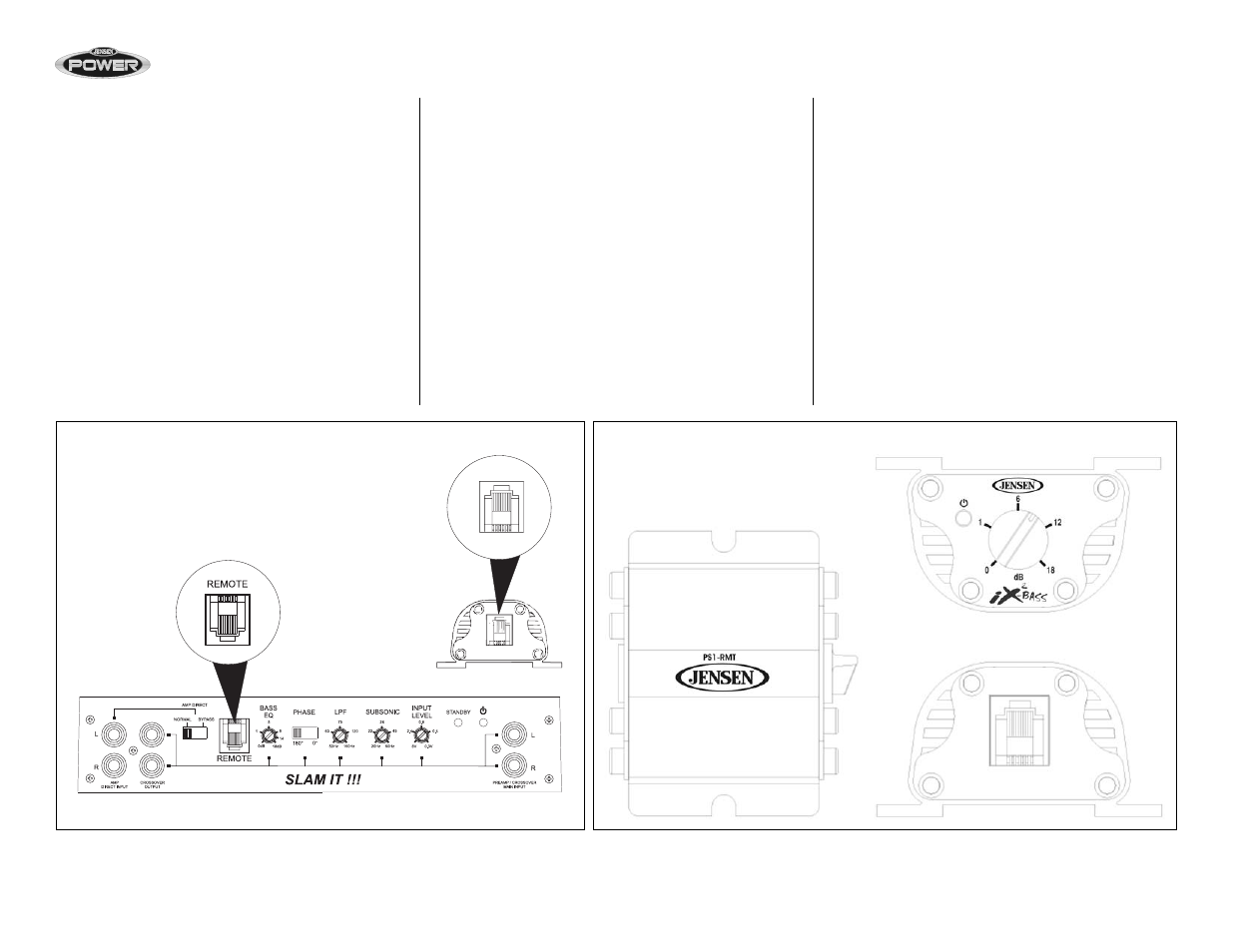 Audiovox Jensen JPA1000D User Manual | Page 14 / 21