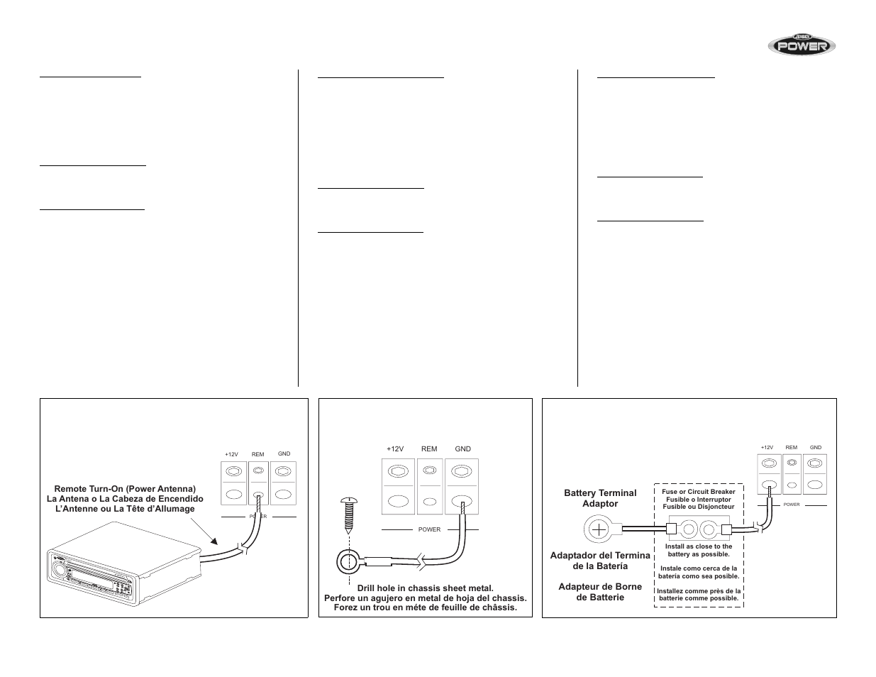 Audiovox Jensen JPA1000D User Manual | Page 7 / 21