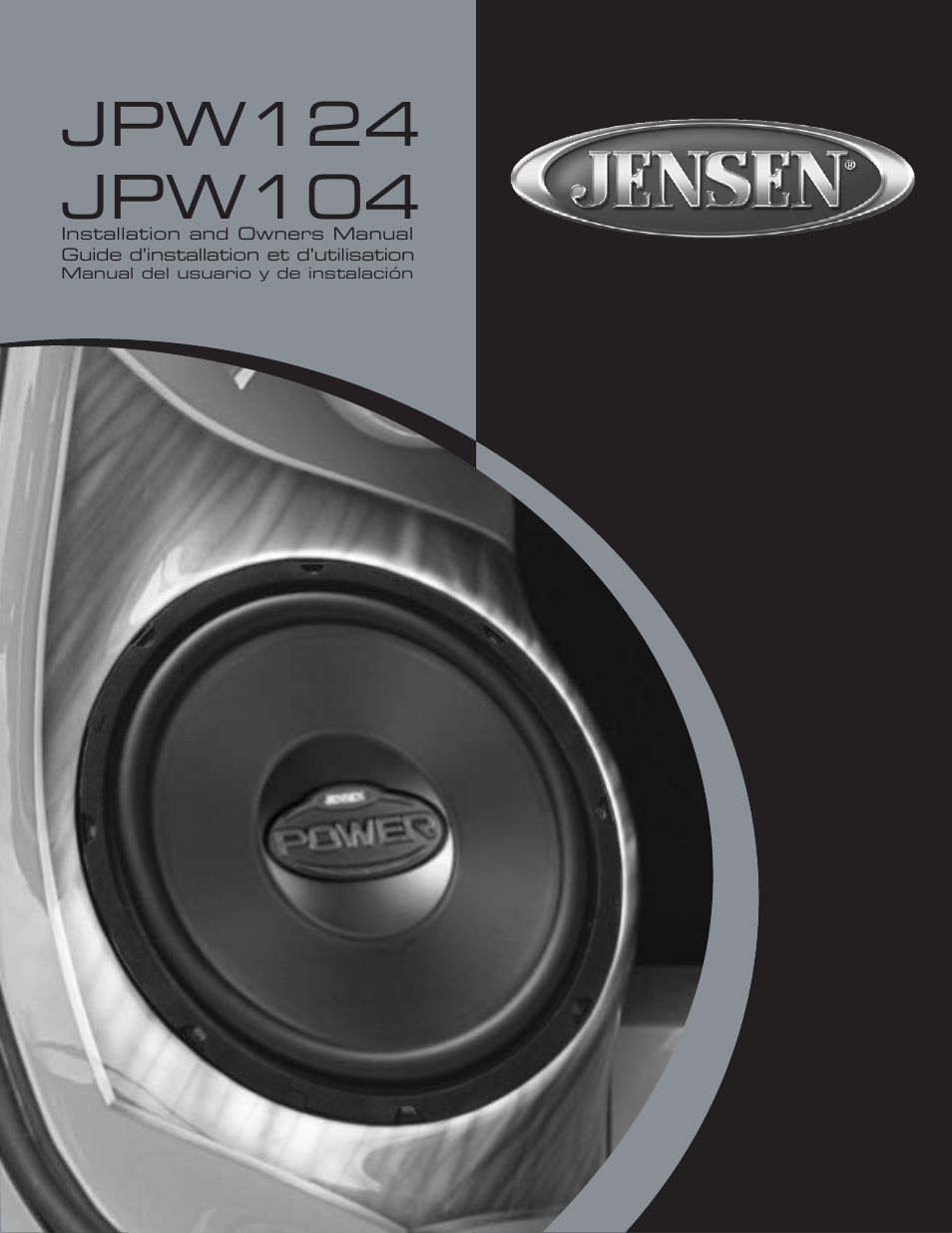 Audiovox JPW124 User Manual | 5 pages