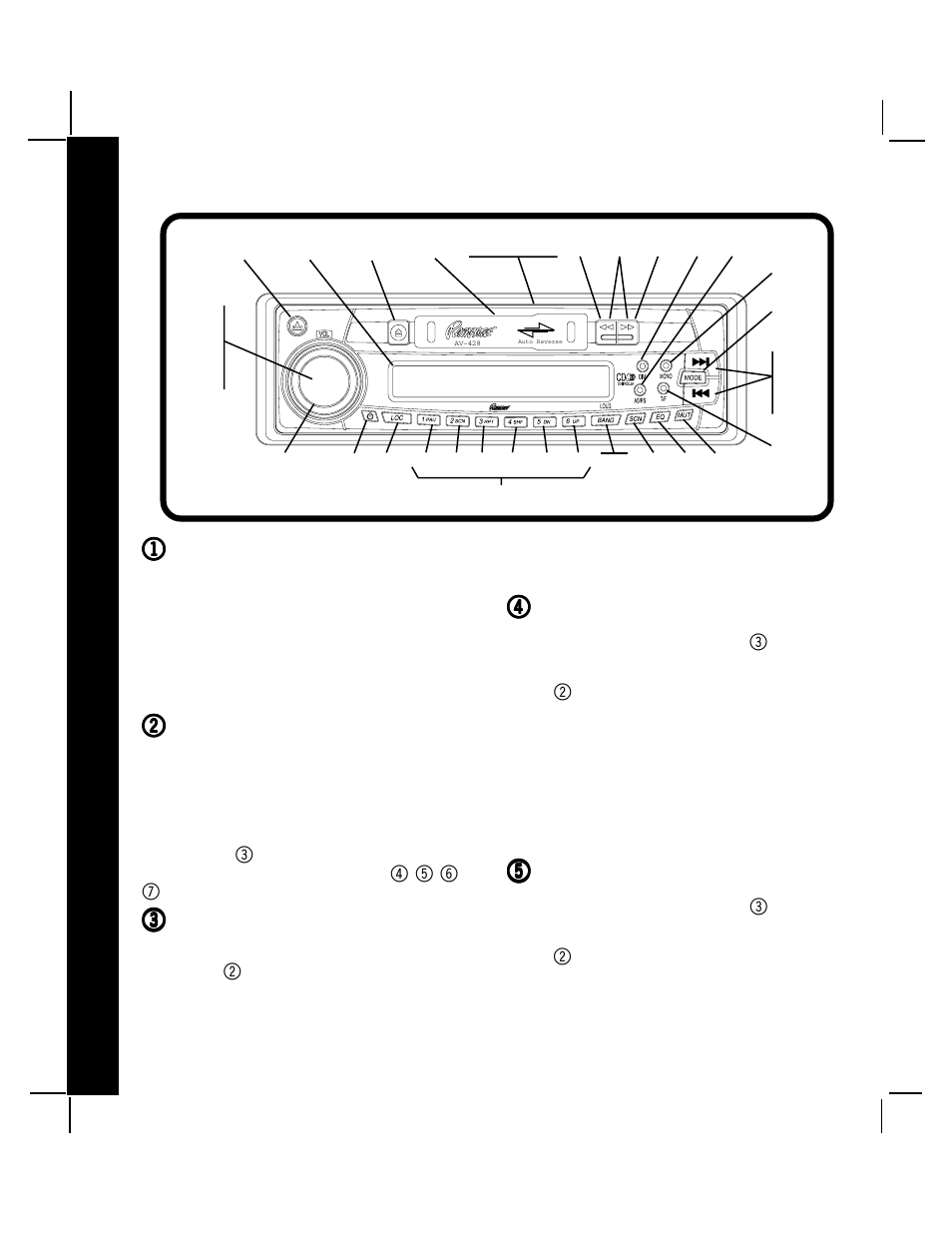 Audiovox AV-428 User Manual | Page 6 / 16