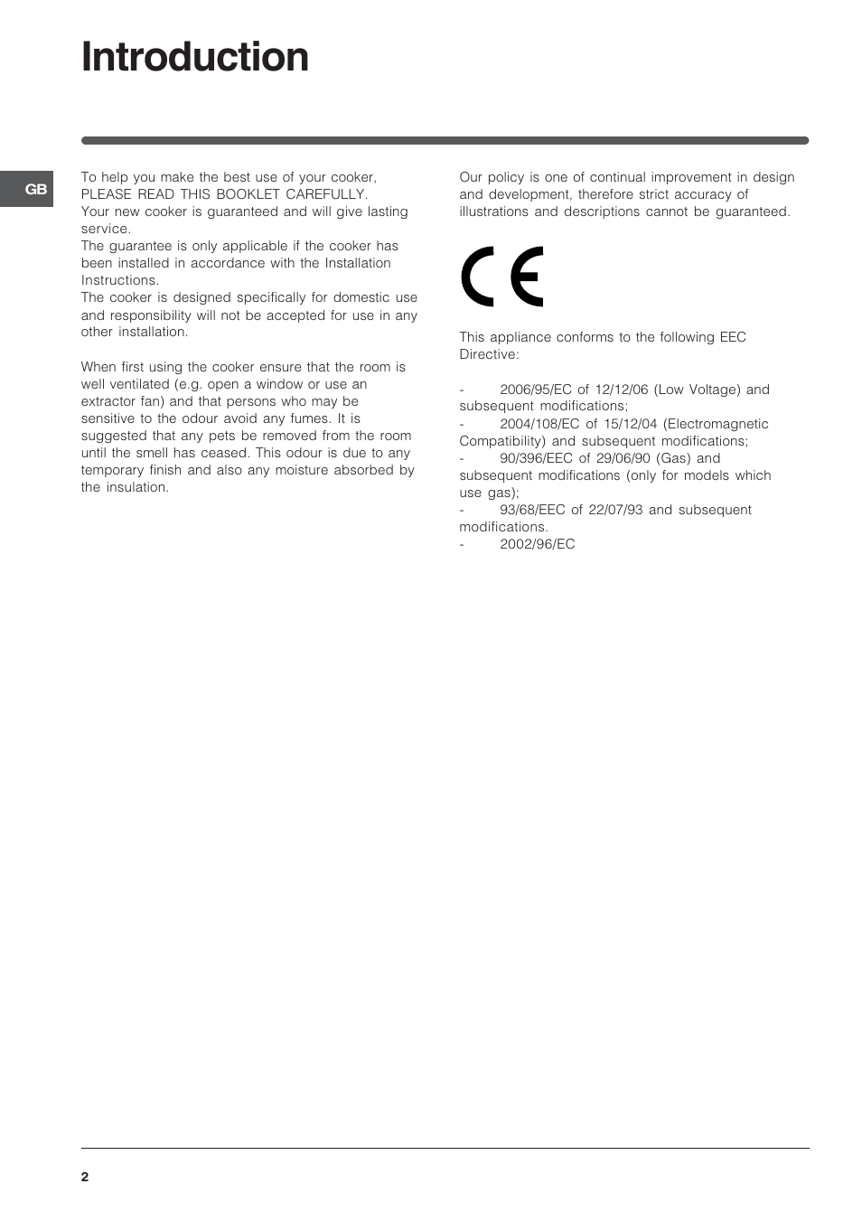 Introduction | Indesit KD6G25SAIR User Manual | Page 2 / 24