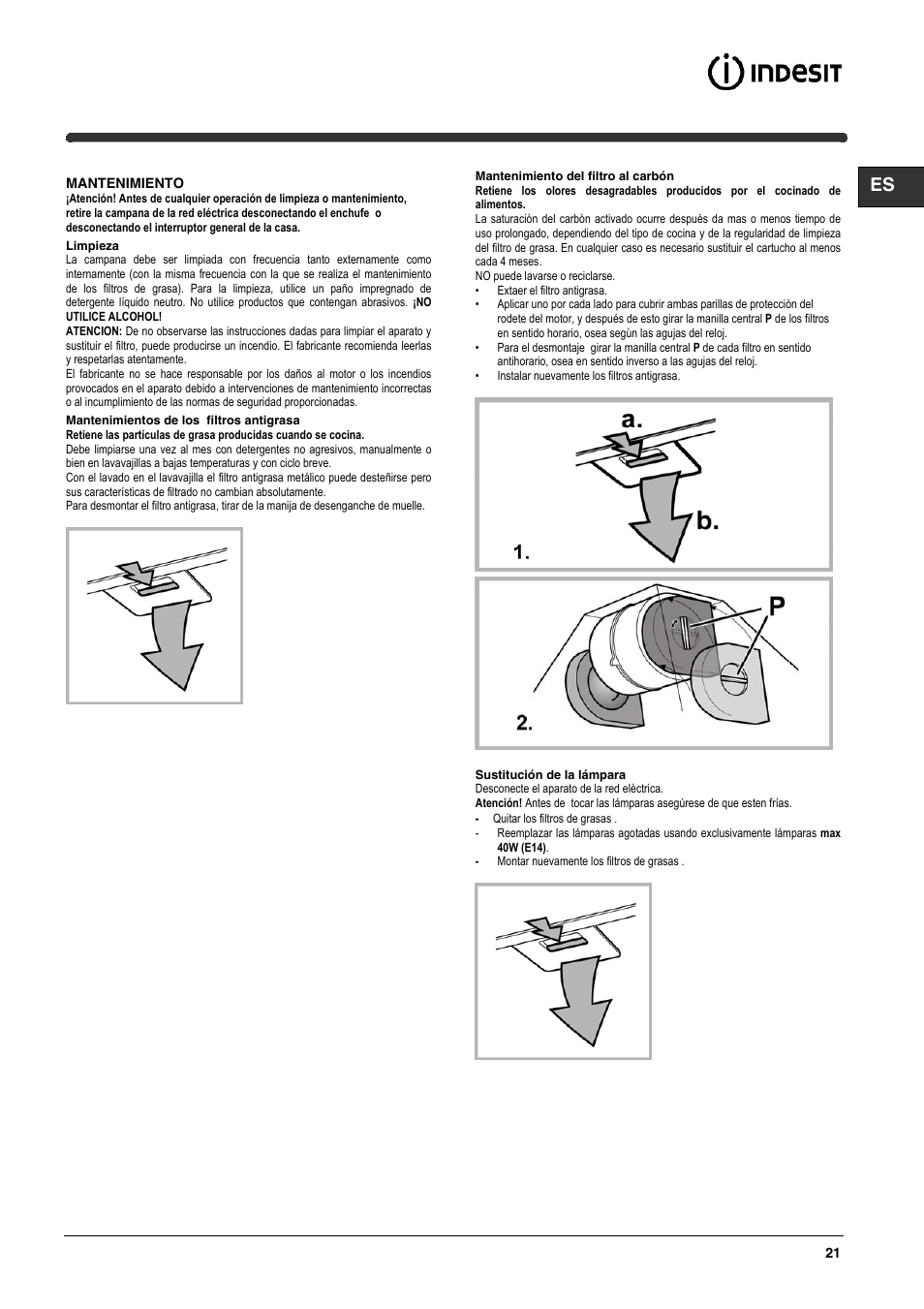 Indesit H593IX User Manual | Page 21 / 32
