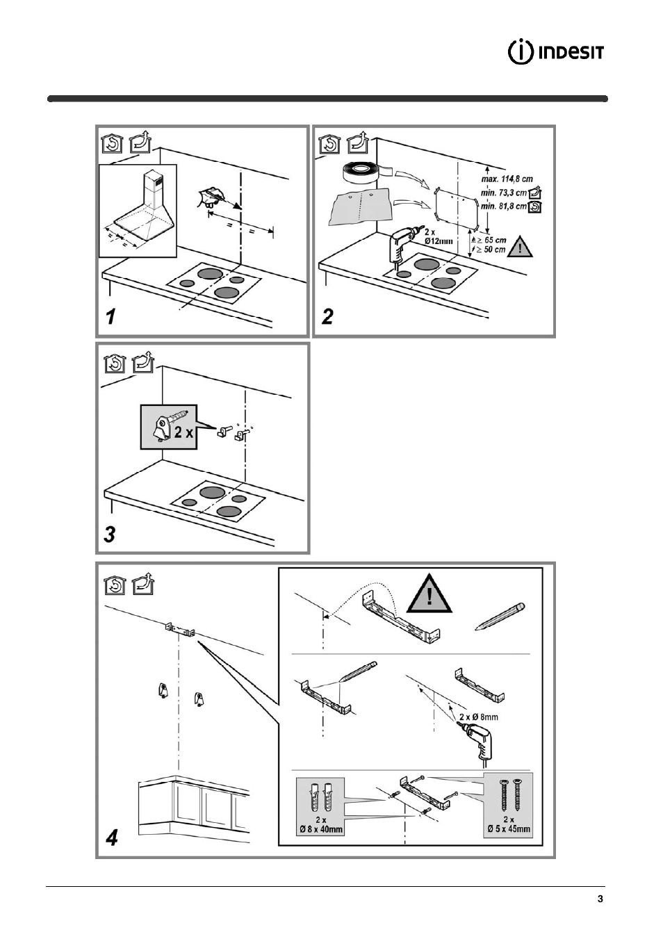 Indesit H593IX User Manual | Page 3 / 32