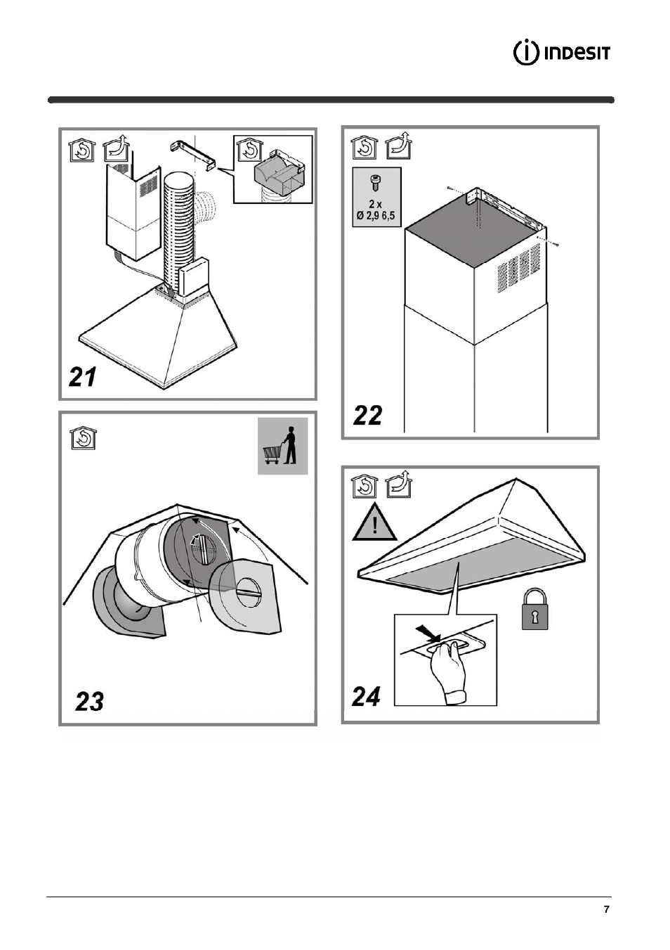 Indesit H593IX User Manual | Page 7 / 32