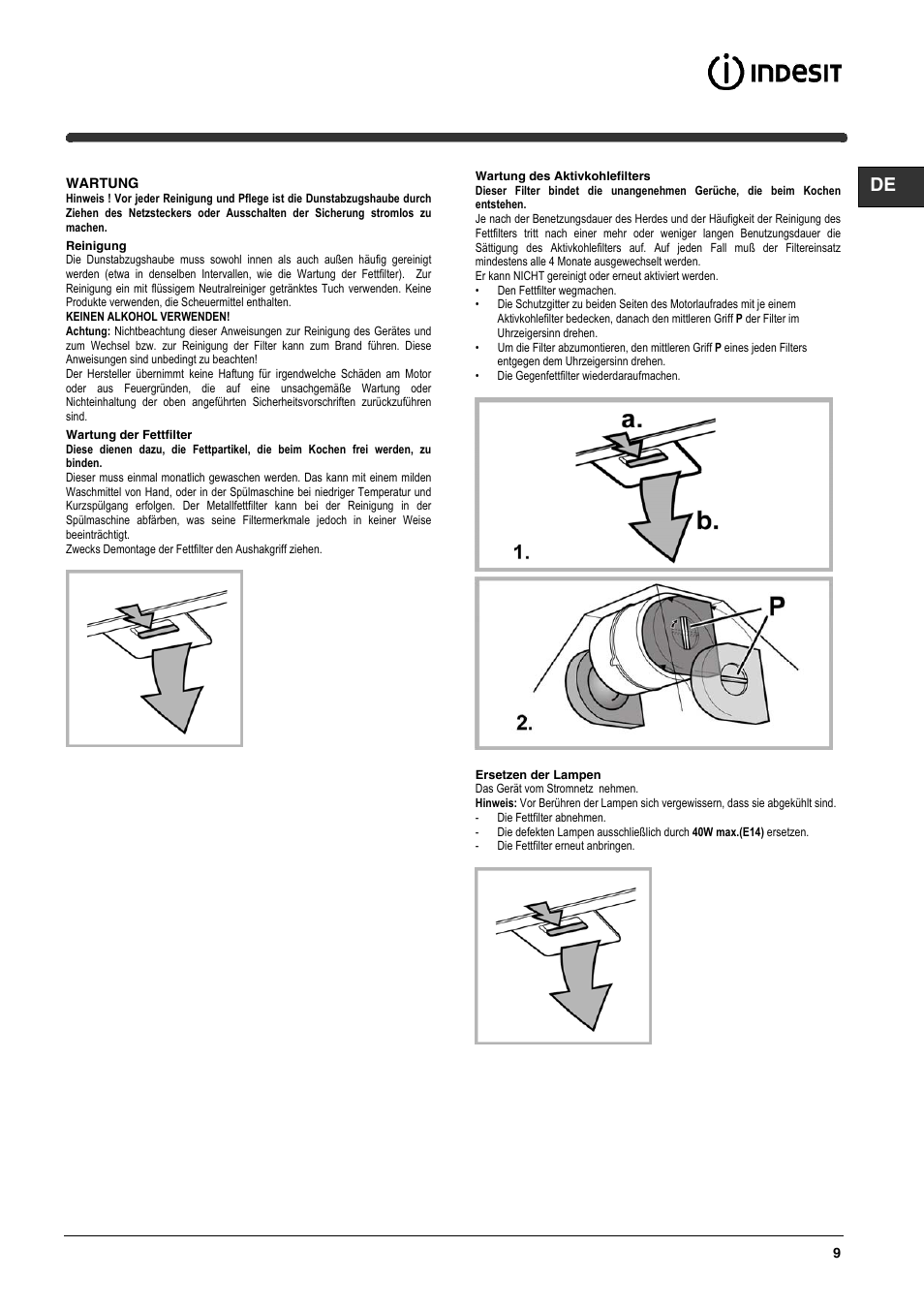 Indesit H593IX User Manual | Page 9 / 32