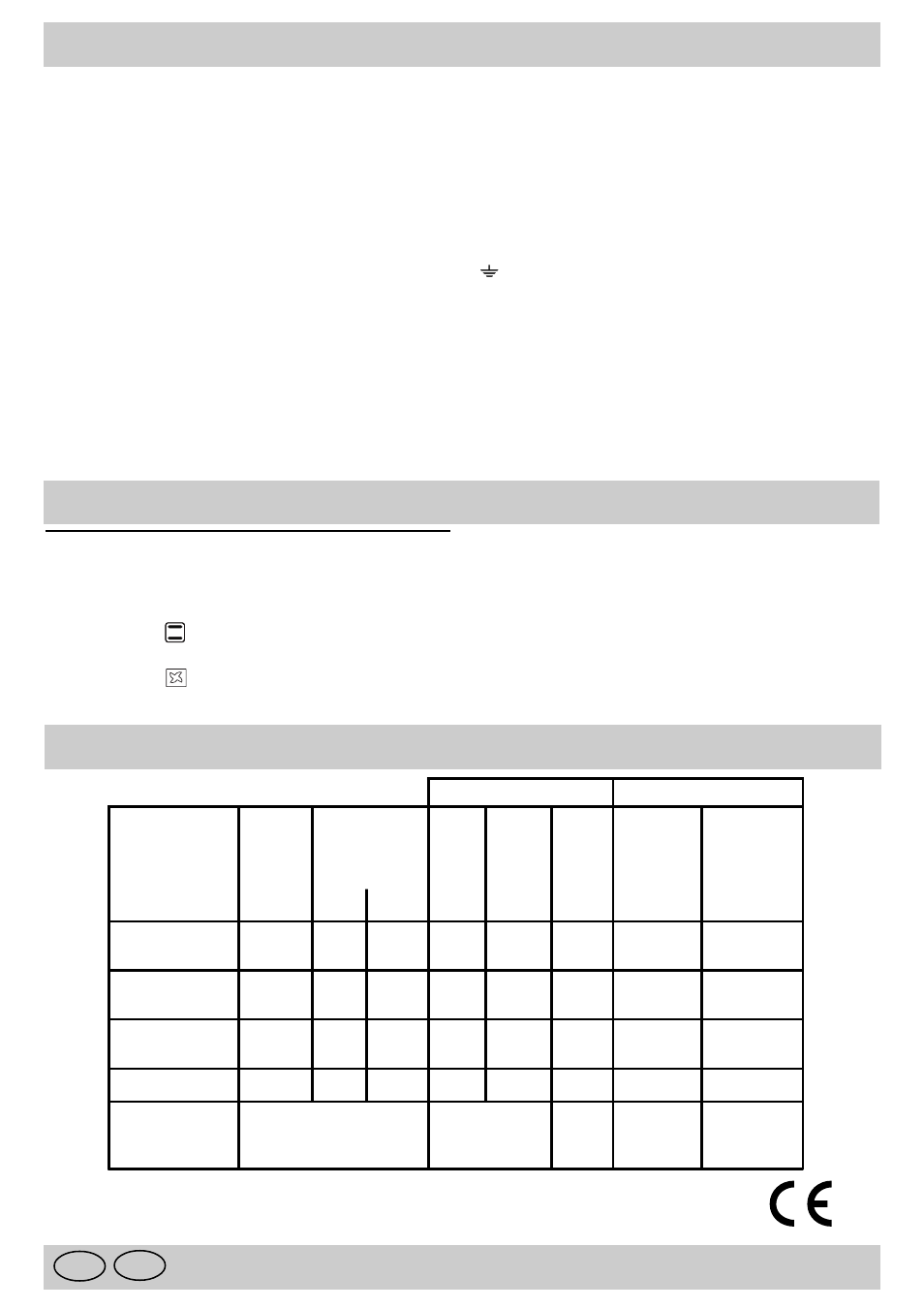 Technical specifications, Burners and nozzles specifications, Electrical connection | Ie gb | Indesit KP59MS-CX-G User Manual | Page 12 / 16