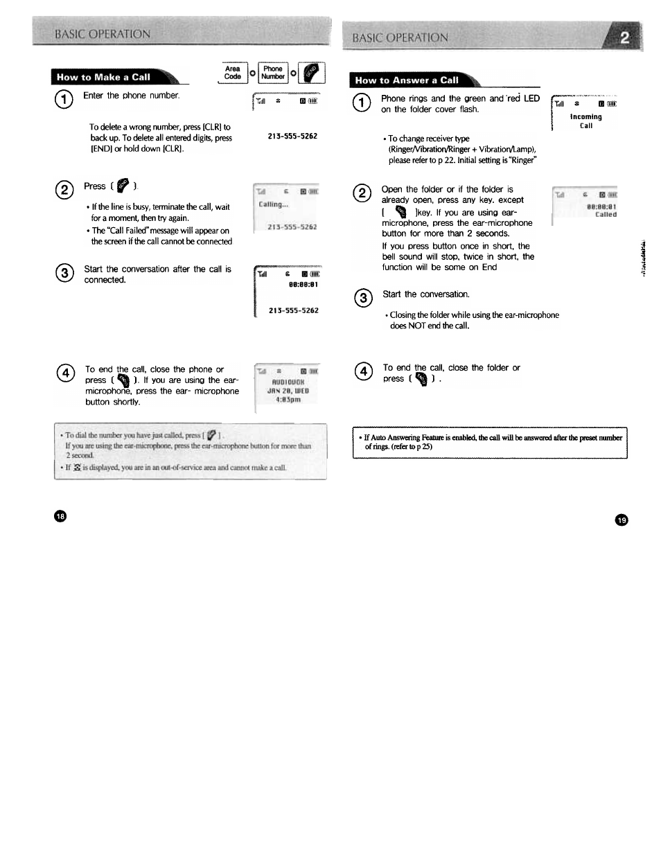 How to make a call, How to answer a call | Audiovox CDM3300 User Manual | Page 10 / 60