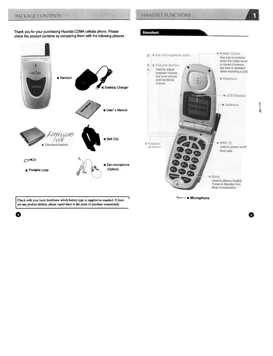 Audiovox CDM3300 User Manual | Page 5 / 60