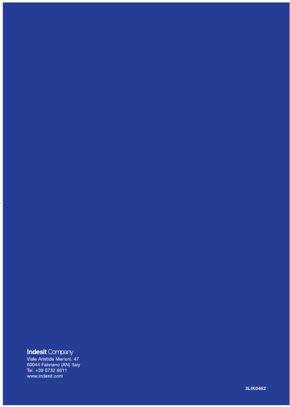 Indesit IG60GY User Manual | Page 34 / 34