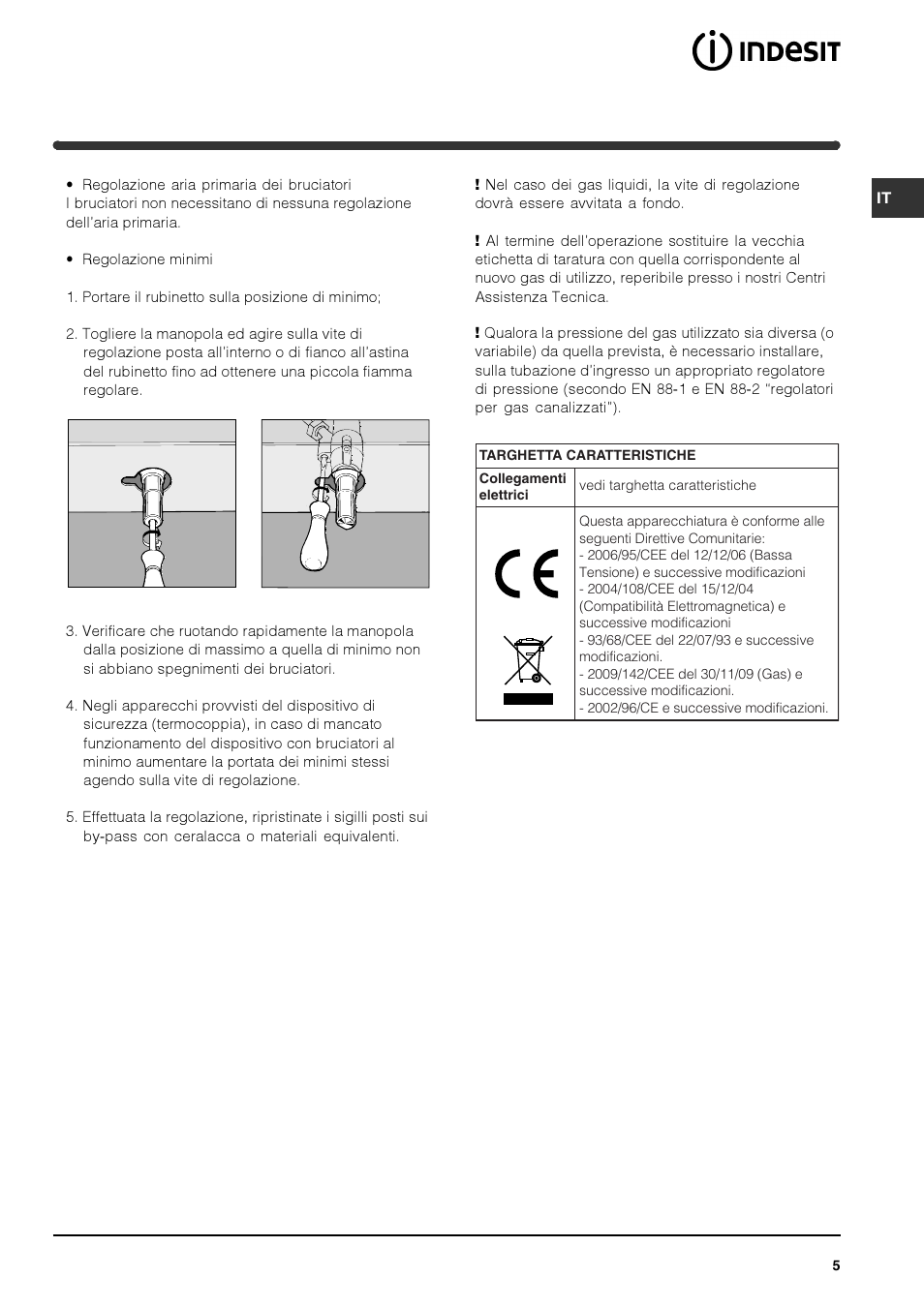 Indesit PI740 AS User Manual | Page 5 / 56