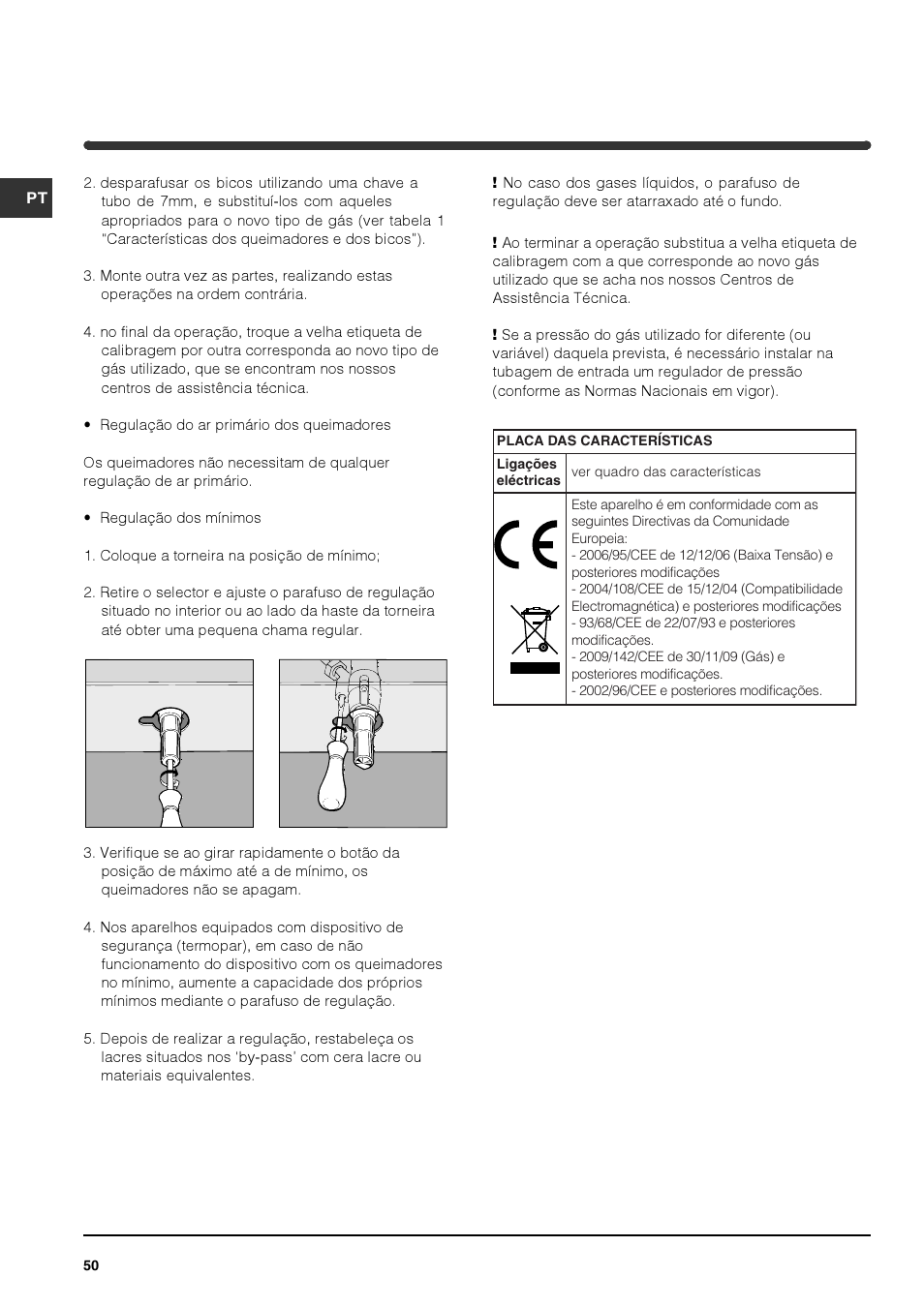 Indesit PI740 AS User Manual | Page 50 / 56