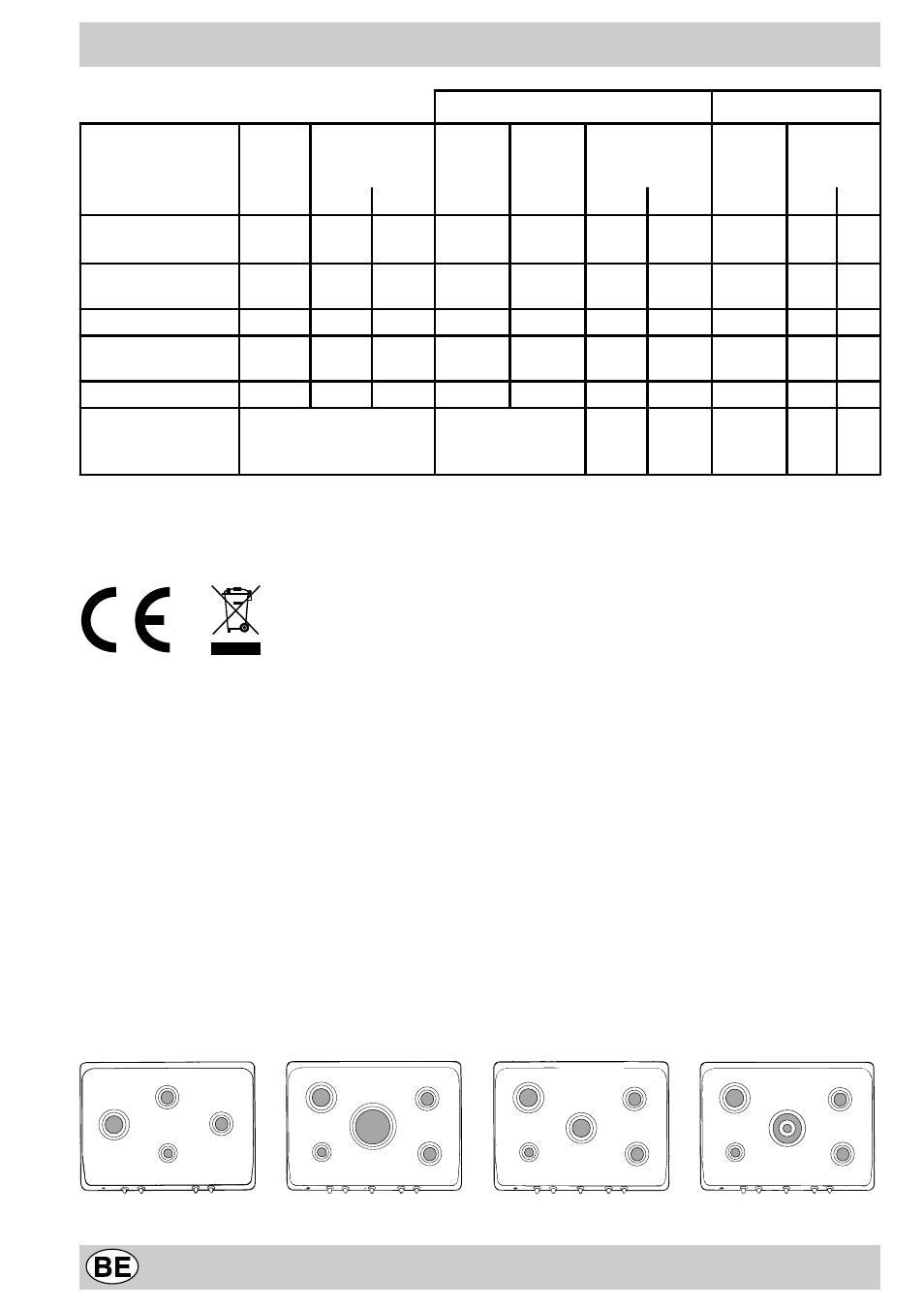Merkmale der brenner und düsen | Indesit P750ASIX User Manual | Page 56 / 68