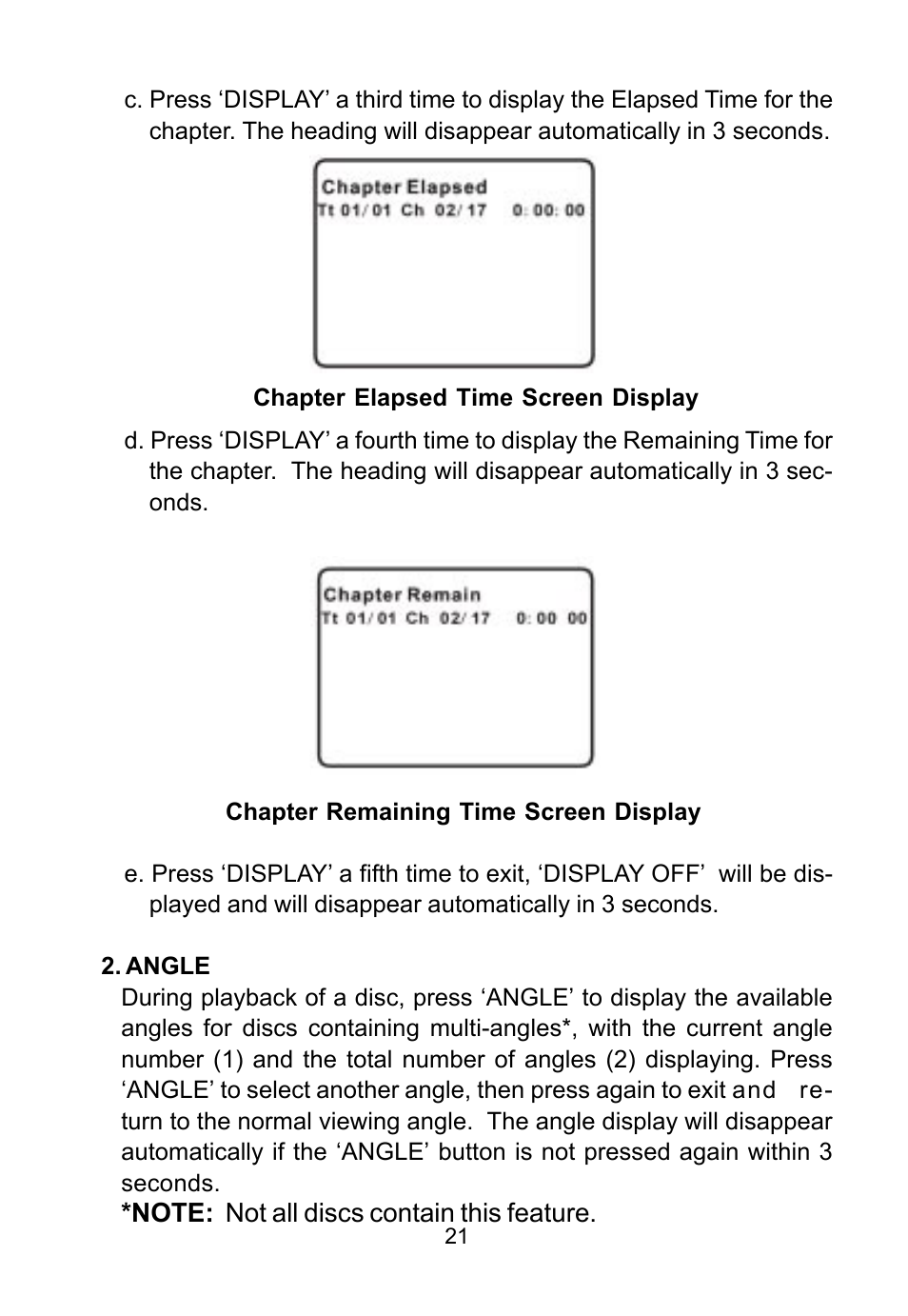 Audiovox D1788ES User Manual | Page 21 / 34