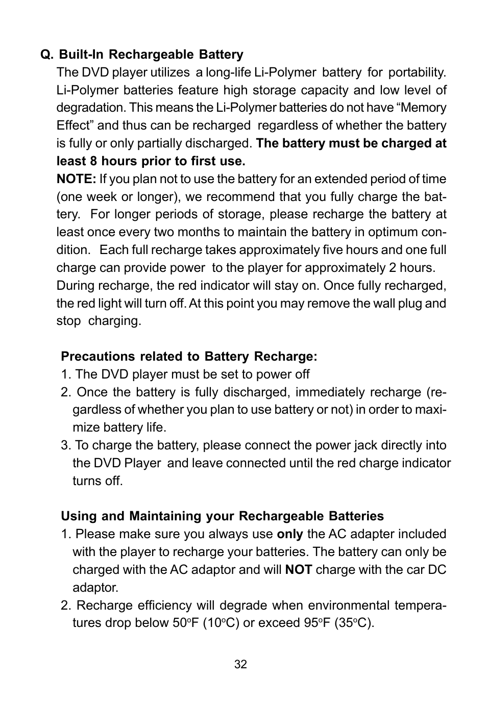 Audiovox D1788ES User Manual | Page 32 / 34