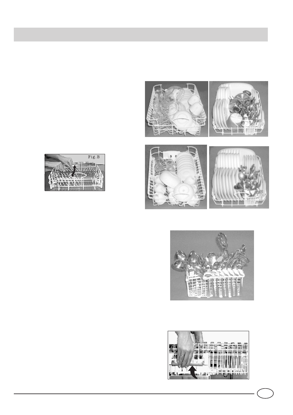 Loading the dishwasher | Indesit IDE44UK User Manual | Page 7 / 16