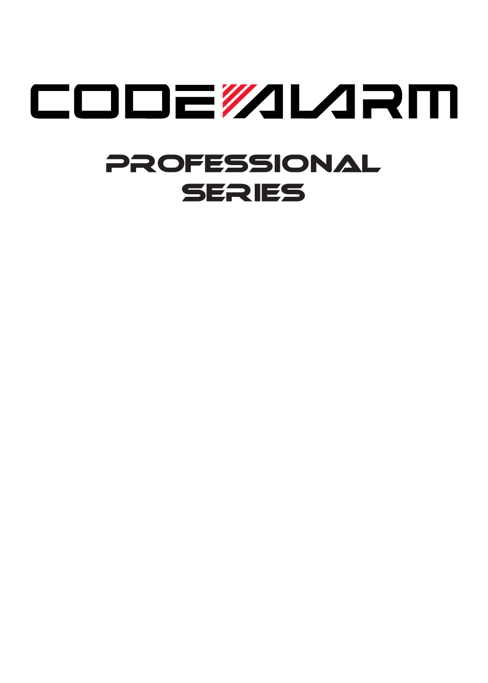 Audiovox PROFESSIONAL SERIES CA 5550SST User Manual | 24 pages