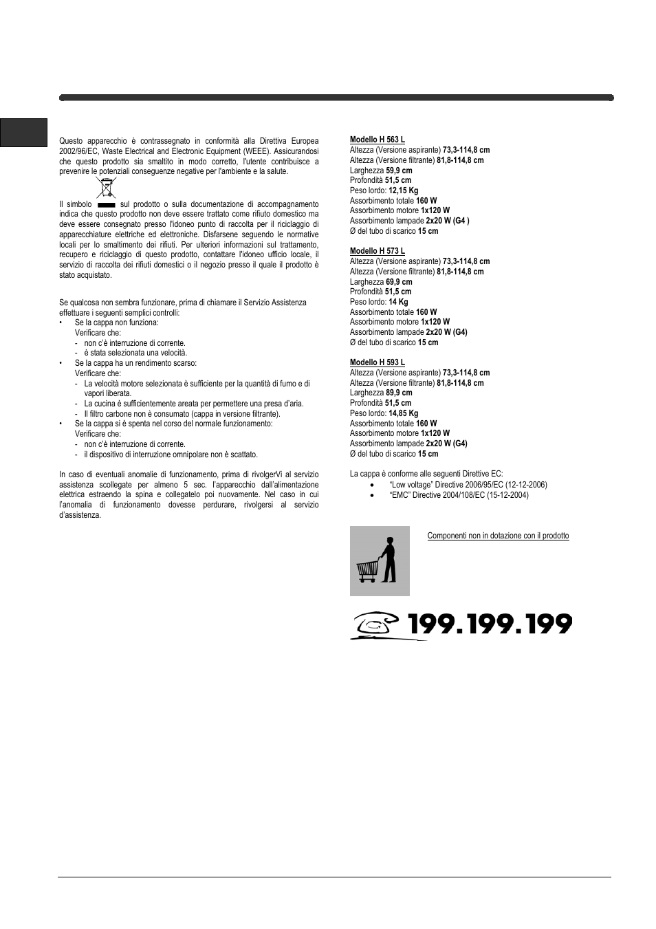 Indesit H573LIX User Manual | Page 16 / 32