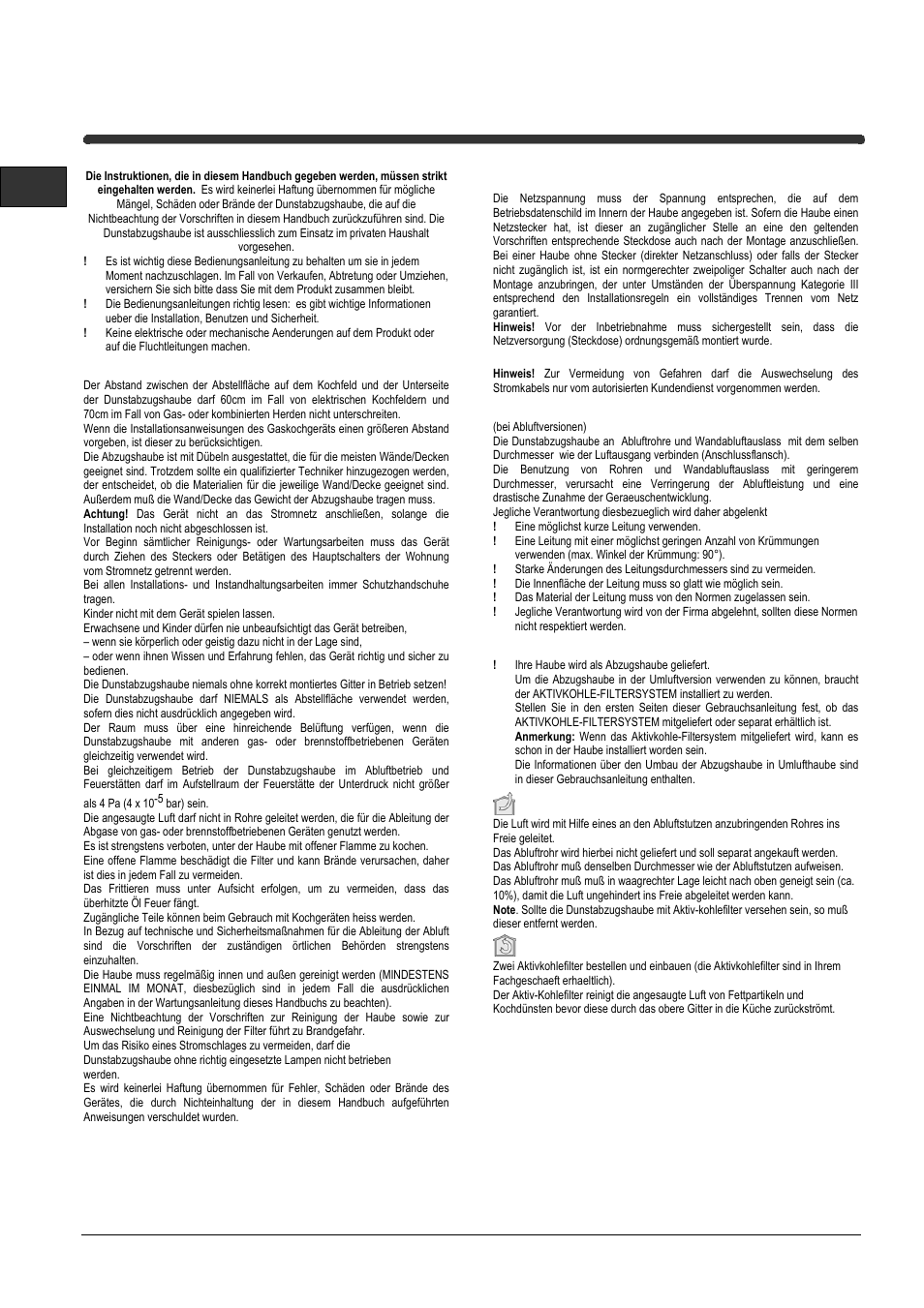 Deutsch | Indesit H573LIX User Manual | Page 8 / 32