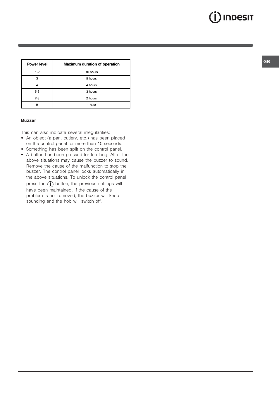 Indesit TK64SIX User Manual | Page 19 / 68