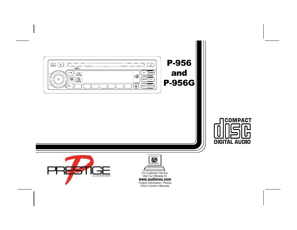 Audiovox P-956G User Manual | 16 pages