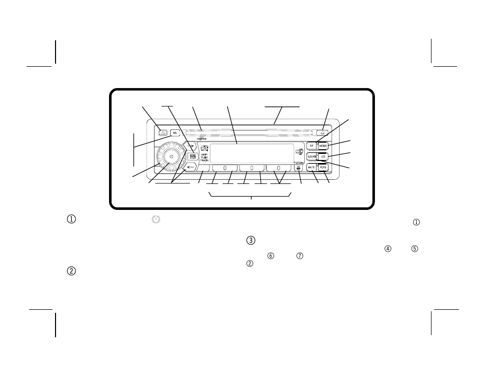 Operating instructions | Audiovox P-956G User Manual | Page 3 / 16